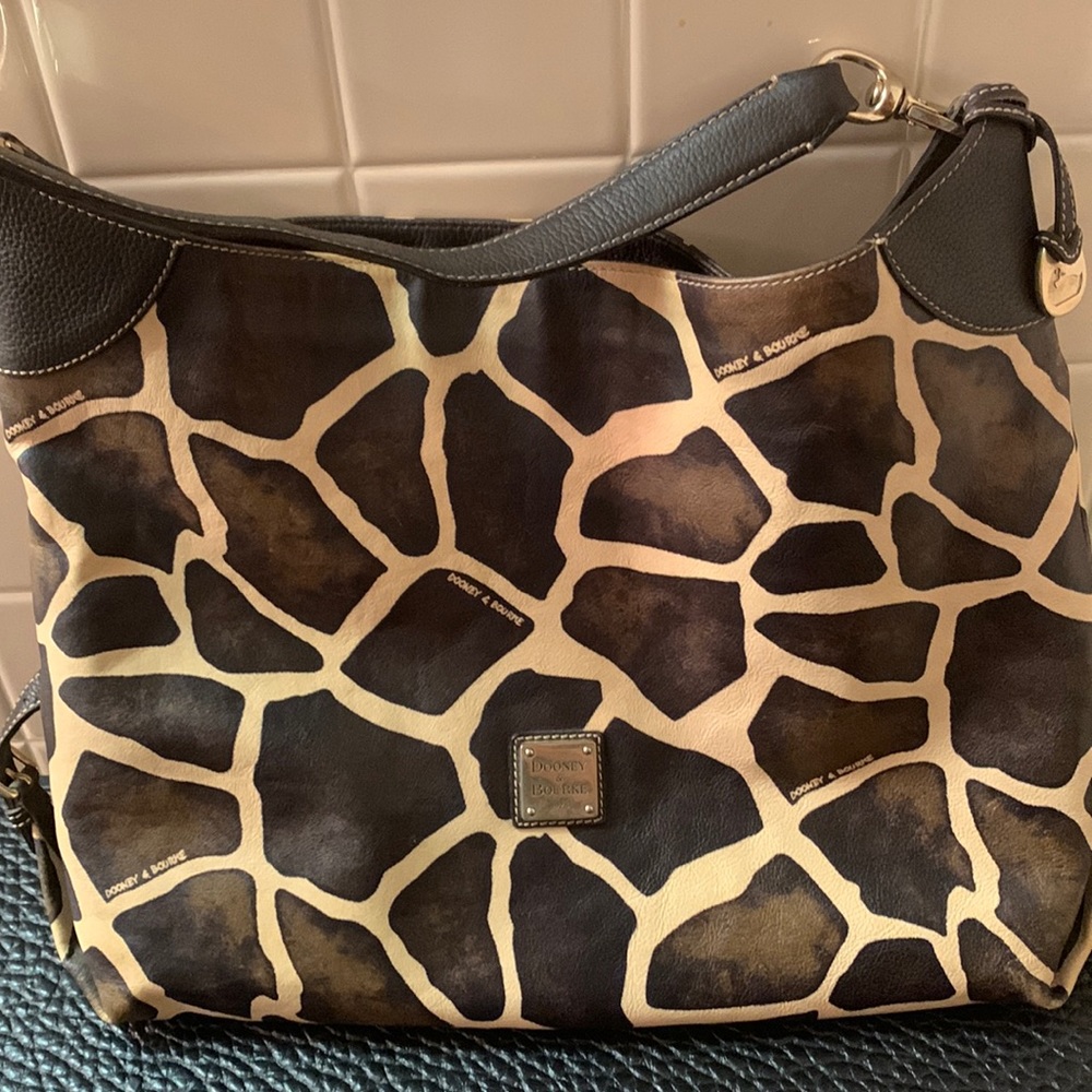 Dooney & Bourke Extra Large Leather Giraffe Bag